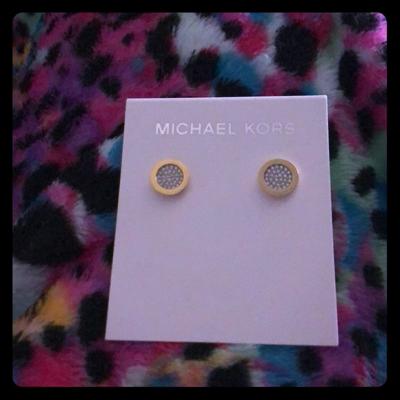 Michael Kors Jewelry - NWT MICHAEL KORS SOLID 14K GOLD FILLED CIRCULAR